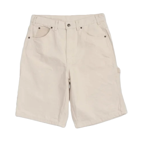 Dickies Shorts DX200 Relaxed Carpenter Canvas 11inch Natural [Size: 30 inch Waist]