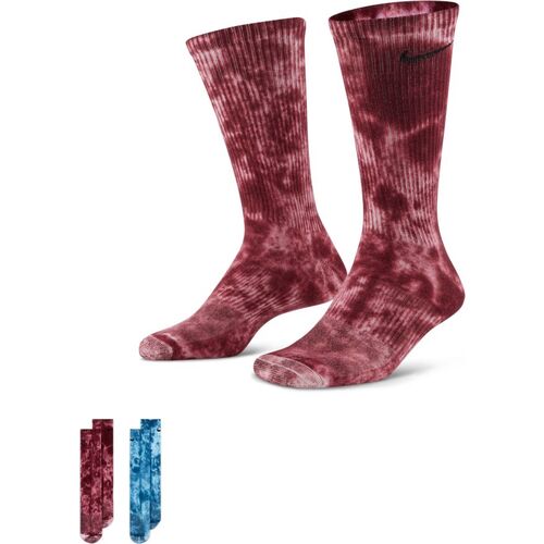Nike Sock Everyday Plus Overkill Tie Dye 2pk Blue/Red US 9-12