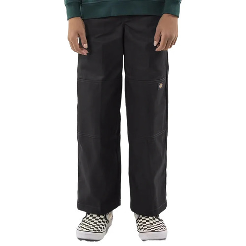 Dickies Youth Pants 85-283 Loose Fit Double Knee Black [Size: Youth 10]