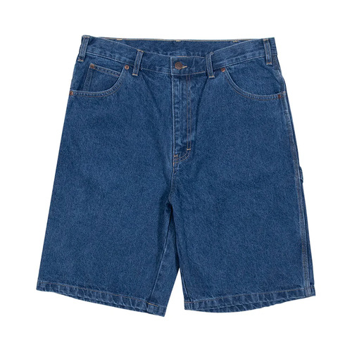 Dickies Youth Shorts DX200Y Denim Relaxed Fit Carpenter Stone Washed Indigo  [Size: Youth 16]