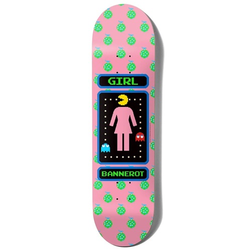 Girl Deck Pac-Man Collection Simon Bannerot 8.5 Inch Width