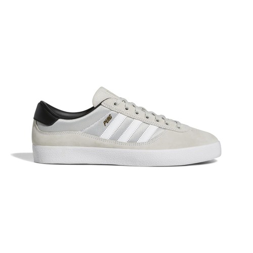 Adidas Puig Indoor White/White/Grey One [Size: Mens US 9 / UK 8]