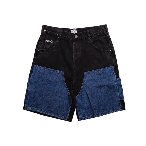 Hoddle Shorts Carpenter Heart Jean Indigo/Black [Size: 28 inch Waist] [Colour: Blue]