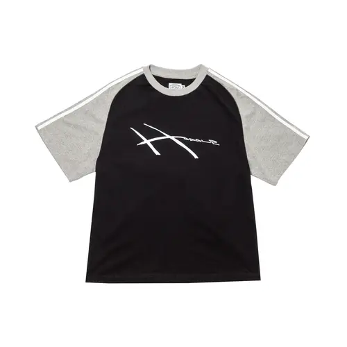 Hoddle Tee Warped Jersey Black [Size: Mens Medium] [Colour: Black]