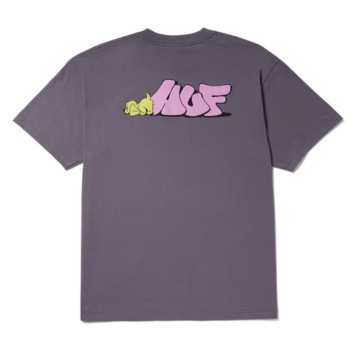 Huf Tee Dog Sense Light Plum [Size: Mens Medium] [Colour: Purple]