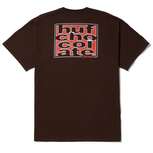 Huf Tee x Chocolate Southwood Brown [Size: Mens Medium]