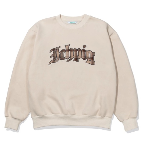 Ichpig Jumper Legions Check Crewneck Sand [Size: Mens Medium] [Colour: Brown]