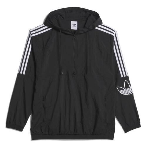 Adidas Jacket Classic Anorak Jacket Black [Size: Mens Medium]