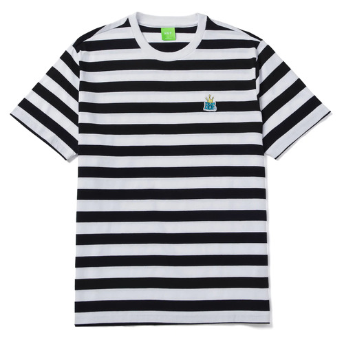 Huf Tee Stinson Stripe Knit Black/White [Size: Mens Medium]