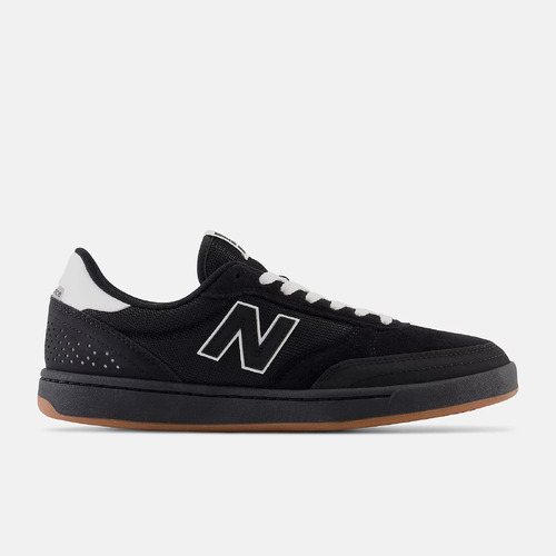 New Balance NB Numeric 440 Synthetic Black/Black/White [Size: US 8]