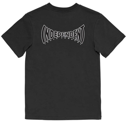 Independent Tee Spanning Logo Vintage Black [Size: Mens Medium]