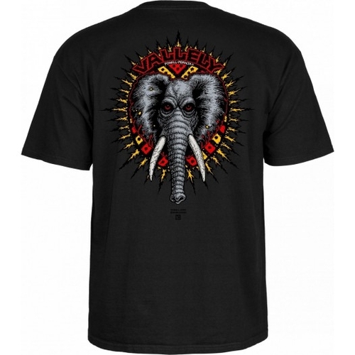 Powell Peralta Tee Vallely Elephant Black [Size: Mens Medium]