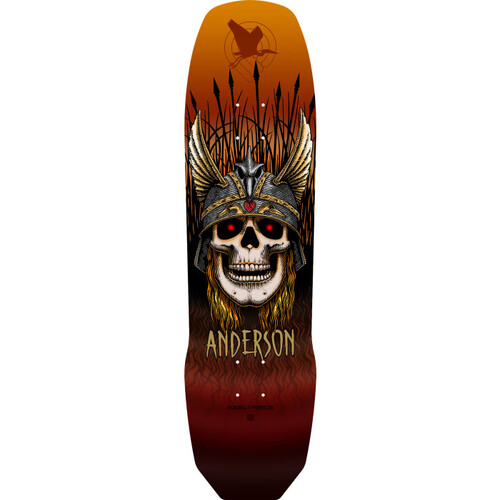 Powell Peralta Deck Heron Skull Andy Anderson 8.45 x 31.8 Inch