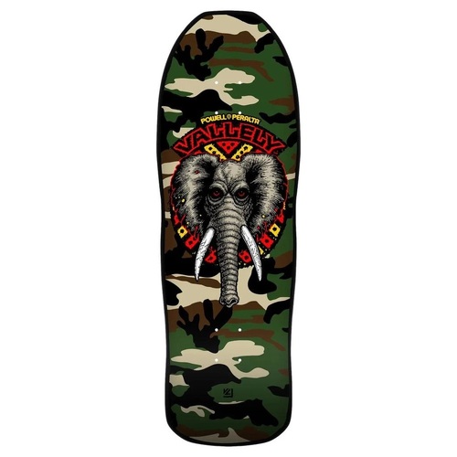 Powell Peralta Deck Mike Vallely Elephant Camo 9.85 x 30 Inch