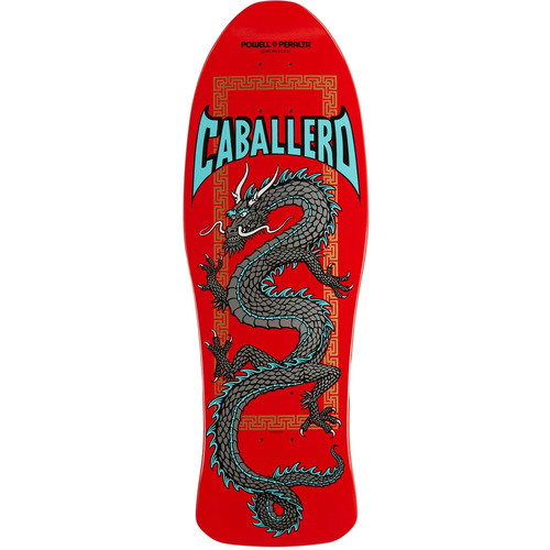 Powell Peralta Deck Caballero Chinese Dragon Red/Silver 10 Inch Width