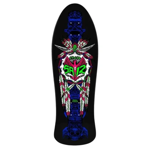 Powell Peralta Deck Steve Saiz Totem Blacklight 10 Inch Width