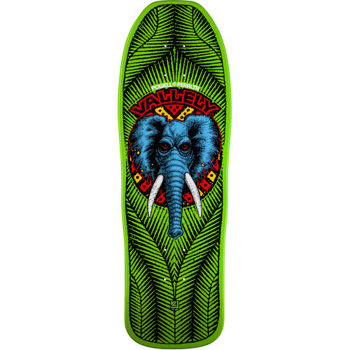 Powell Peralta Deck Mike Vallely Elephant Lime Green 9.85 Inch Width