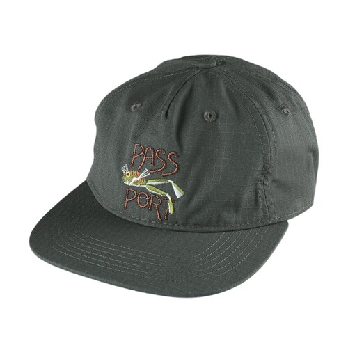 Passport Hat Frog lure Ripstop Workers Cap Moss