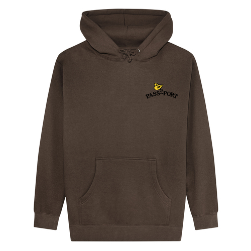 Passport Jumper Horsey Hoodie Dark Choc [Size: Mens Medium]