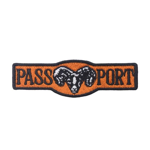 Passport Patch Ram Orange