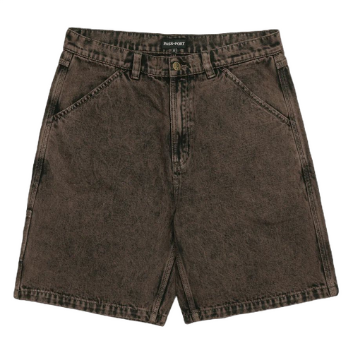Passport Shorts Workers Club Overdye Brown [Size: 30 inch Waist]