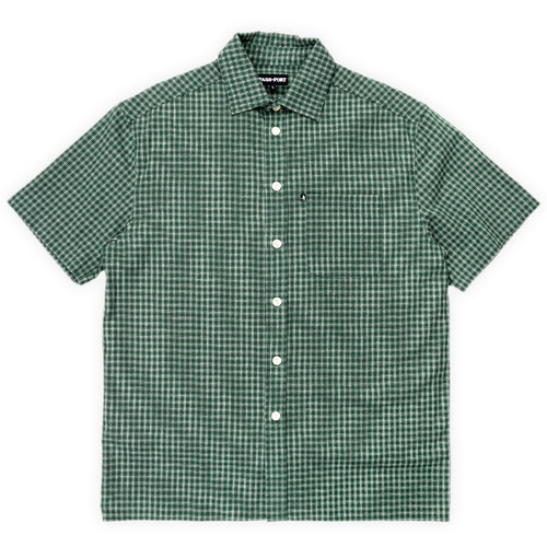 Passport Shirt Workers Check Green [Size: Mens Medium]