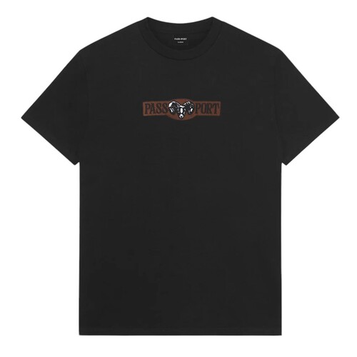 Passport Tee Ram Black [Size: Mens Medium] [Colour: Black]