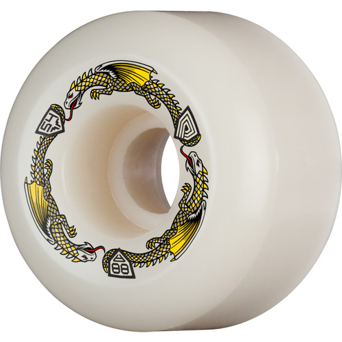 Powell Peralta Wheels Dragon Formula 54mm 88a White