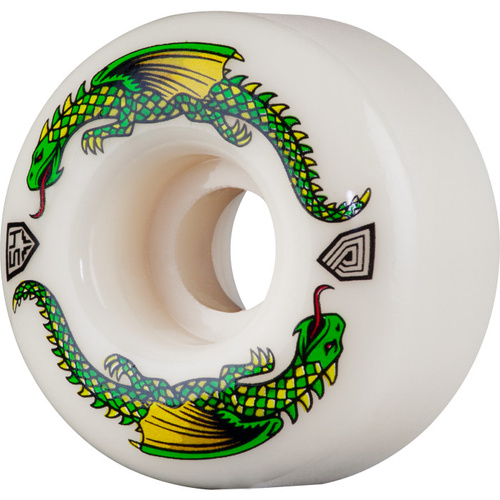 Powell Peralta Wheels Dragon Formula 54mm 93a White