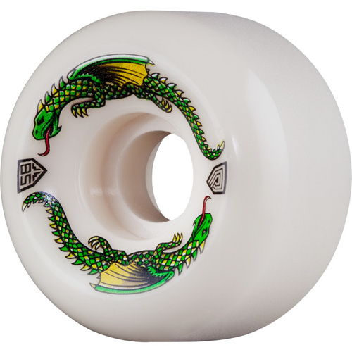 Powell Peralta Wheels Dragon Formula 58mm 93a White