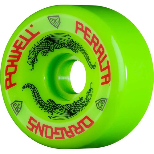 Powell Peralta Wheels Dragon Formula Green 93A 64mm