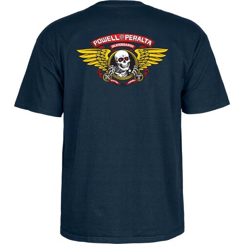 Powell Peralta Tee Winged Ripper Navy