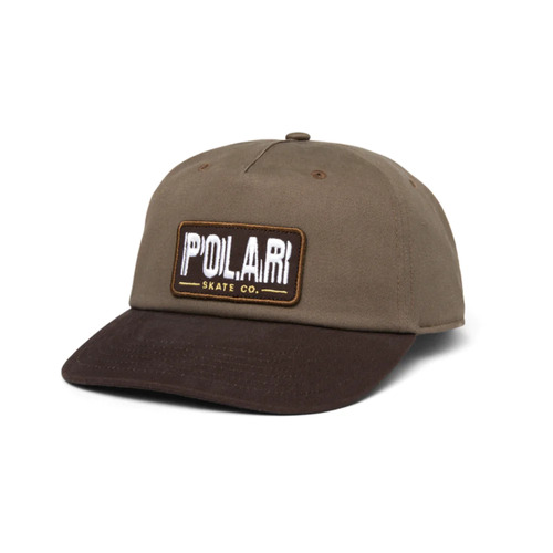 Polar Skate Co. Hat Earthquake Patch Brown