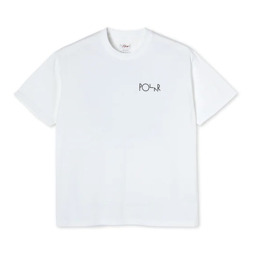 Polar Skate Co. Tee Balloon Fill Logo White [Size: Mens Large]