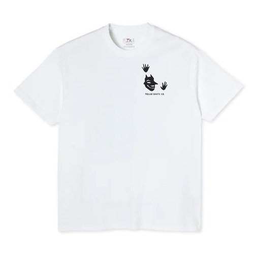 Polar Skate Co. Tee Demon White [Size: Mens Medium]