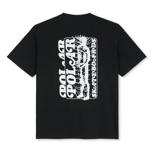 Polar Skate Co. Tee Fields Black [Size: Mens Medium]