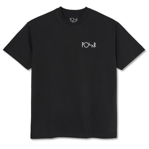 Polar Skate Co. Tee Stroke Logo Black [Size: Mens Medium]