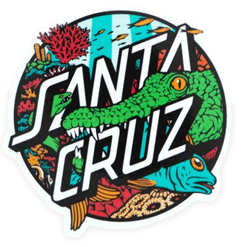 Santa Cruz Sticker Winkowski Aquatic Dot 3 Inch