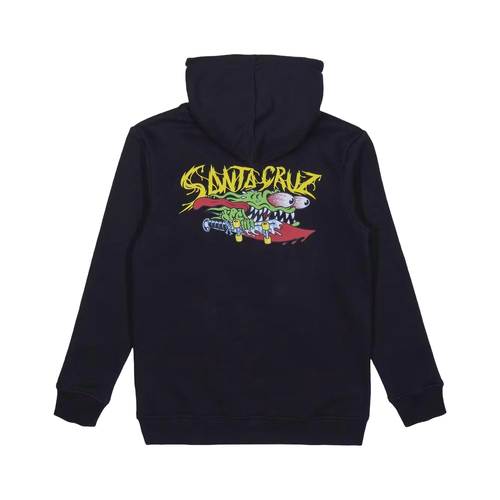 Santa Cruz Youth Jumper Meek Slasher Hood Black [Size: Youth 10]