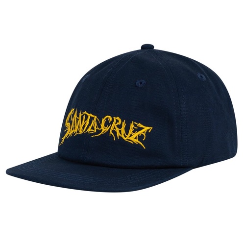 Santa Cruz Youth Hat Slasher Strip Navy