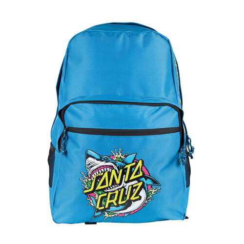 Santa Cruz Backpack Shark Dot Tri Compartment Turquoise