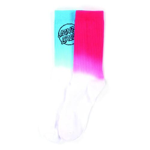 Santa Cruz Youth Socks 2pk Dip Dye