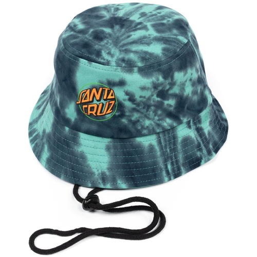 Santa Cruz Hat Bucket Toxic Blue Youth