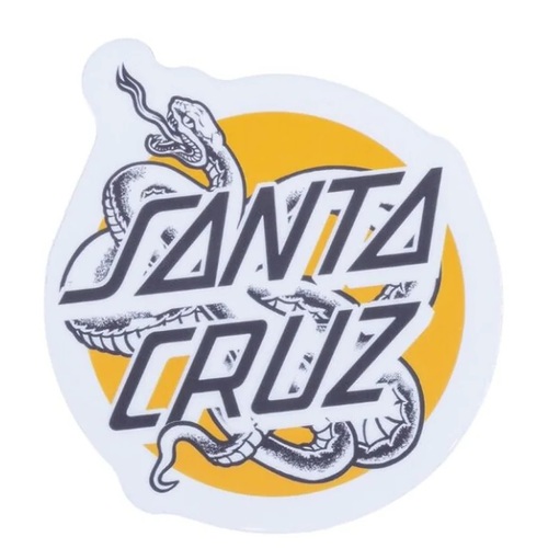 Santa Cruz Sticker Snake Dot Yellow