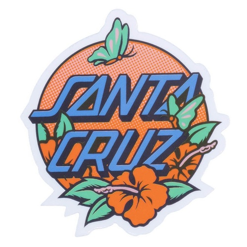 Santa Cruz Sticker Take A Flight Orange 3inch