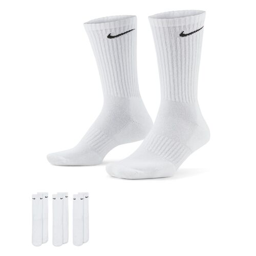 Nike SB Socks Crew 3pk Everyday Cush White US 6-8