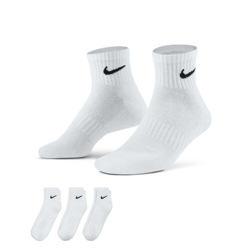 Nike Socks Everyday Cush Ankle 3pk White/Black US 8-12