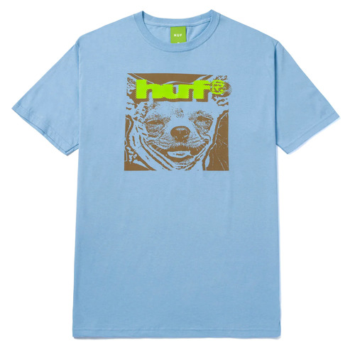 Huf Tee Que Como Light Blue [Size: Mens Medium]