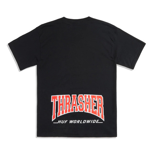 Huf X Thrasher Tee High Point Black [Size: Mens Medium]