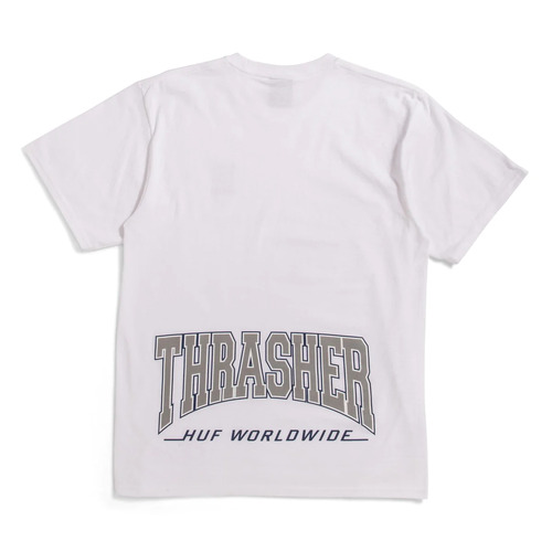 Huf X Thrasher Tee High Point White [Size: Medium]